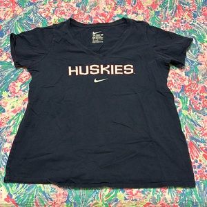 Nike Navy Blue Huskies Short Sleeve Tee